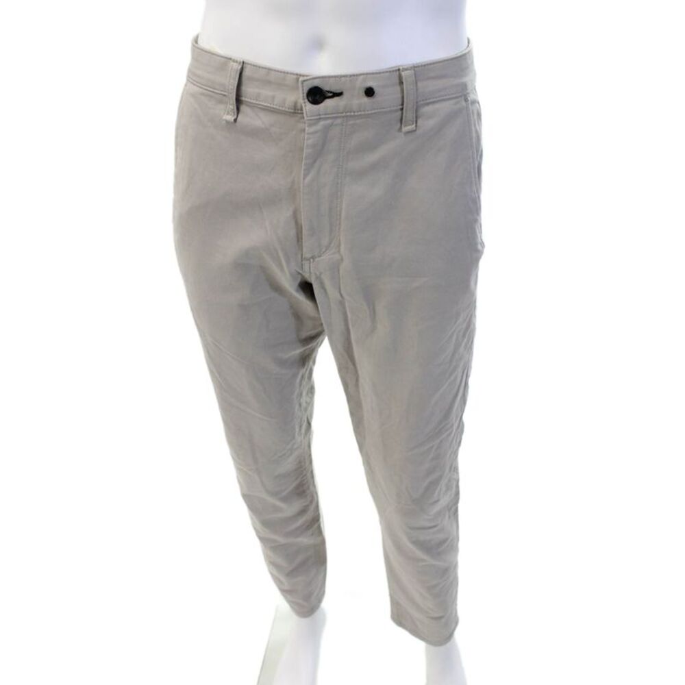 Rag & Bone Men's Cropped Chino Pants Gray Size 32